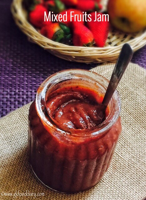 Mixed Fruits Jam Recipe for Toddlers and Kids2