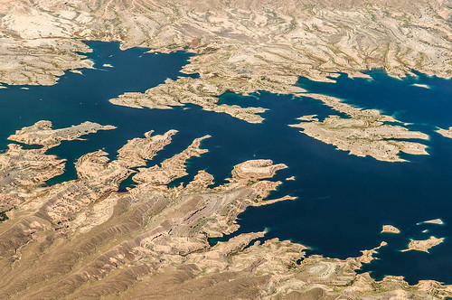 Lake Mead from the air - Nikon D300