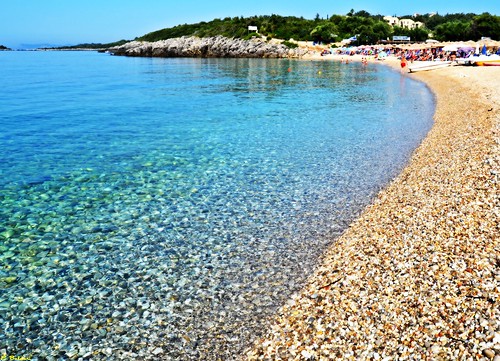 blue sea summer beach water nikon europa europe mare estate greece pietre grecia spiaggia mega spiagge 2014 syvota ammos d3100