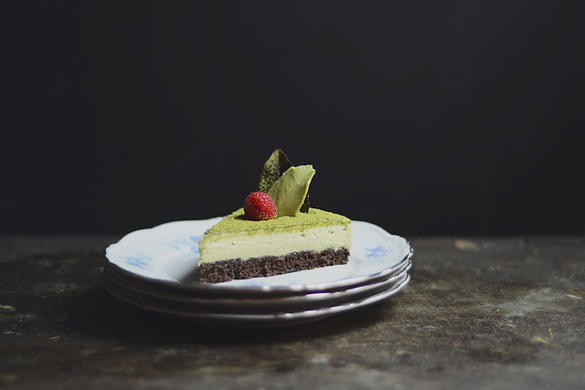 matcha chocolate mousse cake | A Brown Table