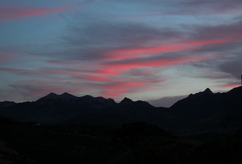 sunset spain dusk andalucia malága serraniaderonda mountainskyline montecorto