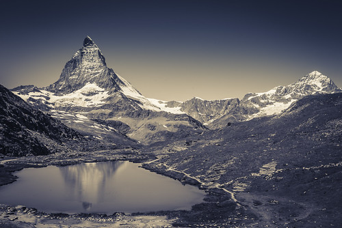 lake mountains reflection reflections switzerland nikon zermatt matterhorn valais fav10 nikond800
