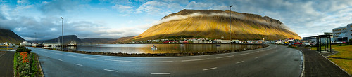road windows sky panorama building window nature water clouds photography iceland europe objects places panoramic fjord westfjords ísafjörður canon7d inspiredbyiceland