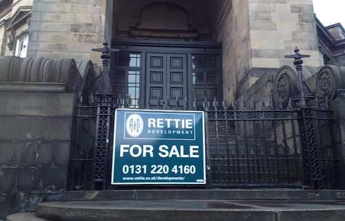 The For Sale sign at St Stephen's. Photo © Thom Dibdin