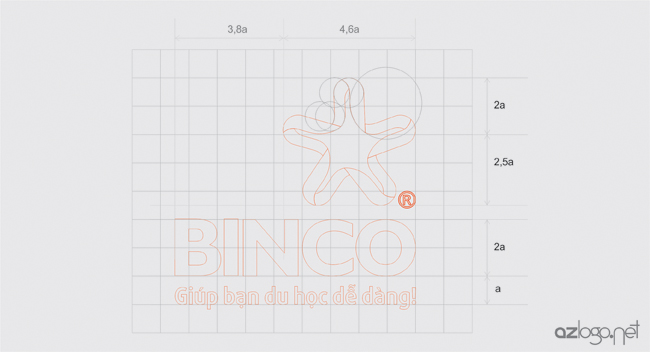 Quy chuẩn tỷ lệ thiết kế logo BINCO