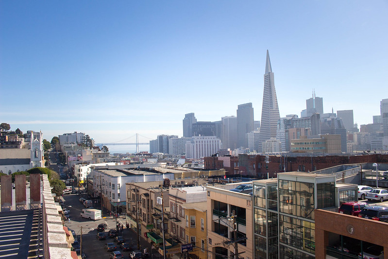 Views over San Francisco, California