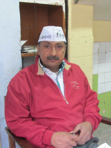 Mohammad Akbar Ansari, a kiryana shop owner, says: “We didn’t trust AAP in 2013 but now every one of us lik es AAP.”