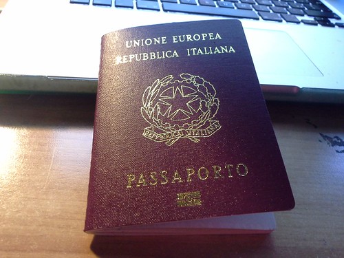 Copertina passaporto