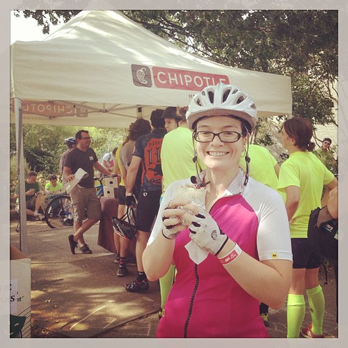 Our riders love @chipotle! Thanks for the burritos!