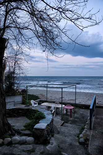 winter sea mer beach dusk corse hiver soir plage méditerranée d300 cervione prunete