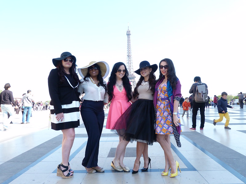 Girls fashion photo shoot in Paris