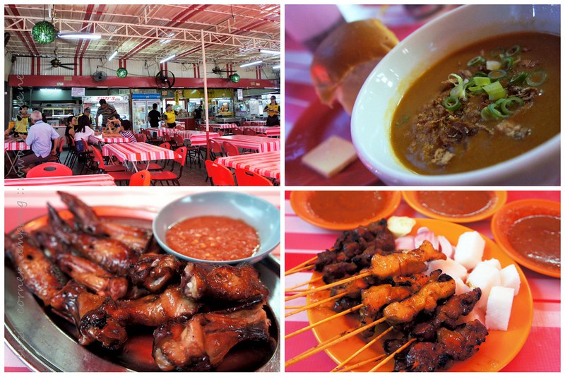 Suzi's Corner Ampang - chicken wings, sate, soup