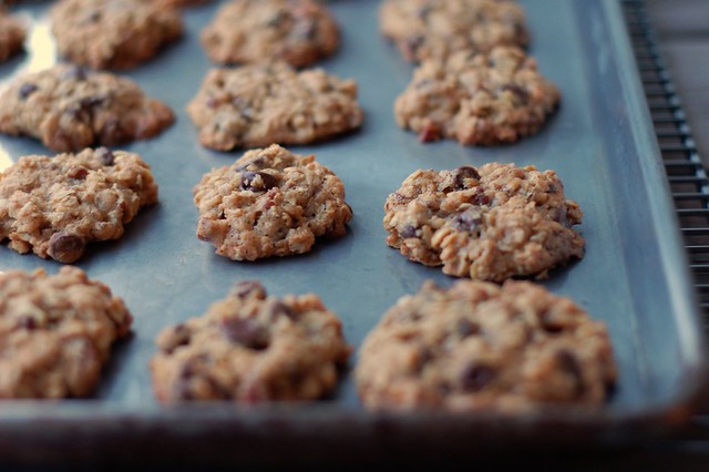 Oatmeal chocolate chip pecan cookies by Eve Fox, The Garden of Eating, copyright 2015
