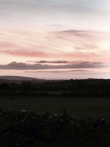 pink ireland sky galway clouds dusk hills loughrea uploaded:by=flickrmobile flickriosapp:filter=nofilter