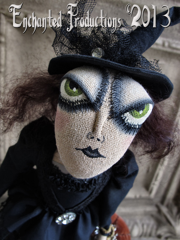 Pfatt Primitive Folk Art Halloween Witch Doll by Joyce Stahl Ehag