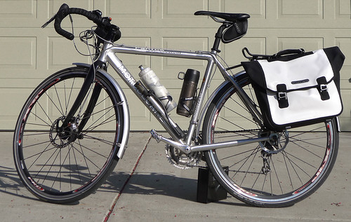 Ortlieb and RackTime rack on Fantom Outlaw commuter