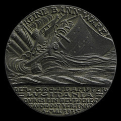 Goetz Lusitania medal obverse