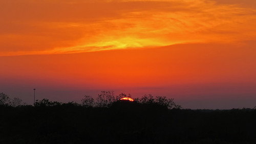 road trip sunset sky orange texas dusk seguin phtographs