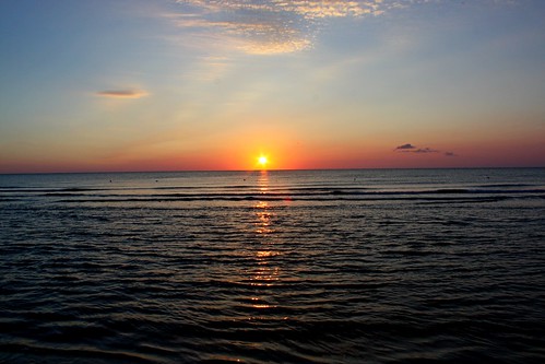 sea sun sunrise
