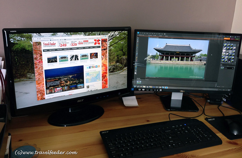 Travel photography tips - Dell S2340L IPS monitor -
