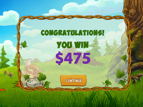 free Foxy Fortunes bonus game total prize