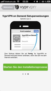 VyprVPN: Konfiguration unter iOS (iPhone)