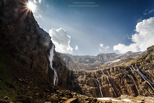 sun mountain montagne landscape waterfall été cascade cirque 1740 pyrenees pyrénées pirineos gavarnie hautespyrénées sommets 5dmarkii parcnationalpyrénées