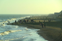 Southwold Beach in the early evening