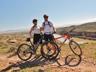 Clare and Dennis on Rustler's Loop