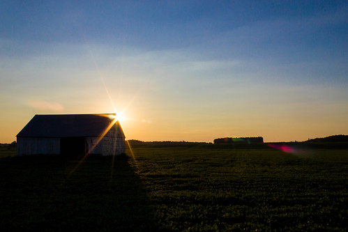 sunset summer sky barn country ciel québec été campagne grange coucherdesoleil mirabel 2013