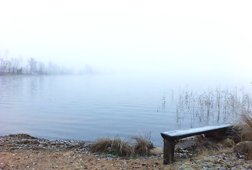 november autumn mist lake nature misty strand bench landscape sweden natur dream höst landskap värmland sjö bänk varmland drömlandskap