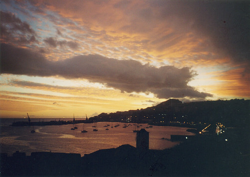 sunset portugal harbour madeira funchal worldtrekker