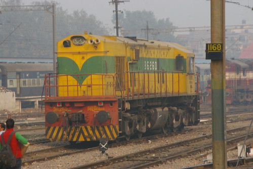 Indian Railway in Delhi.Sta, Delhi, India /Jan 9, 2014