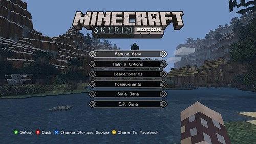 Minecraft Skyrim Edition