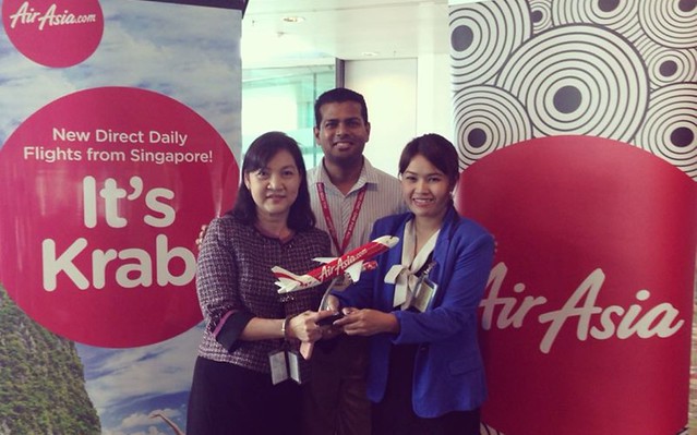 AirAsia Singapore celebrates its first flight into Krabi - Alvinology