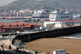 Cruceros en el Puerto de Bilbao.