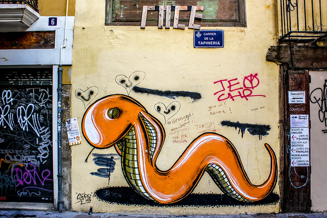 Graffiti en Valencia. LUCE y Cere