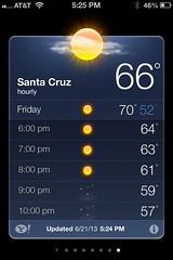 Nice weather in Santa Cruz!
