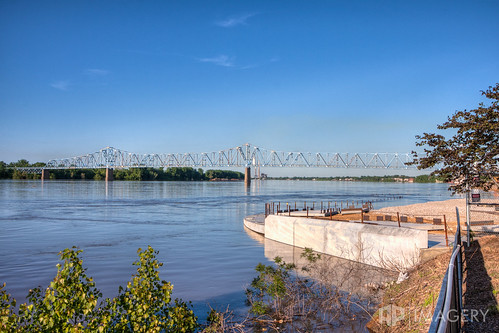 park bridge blue river construction downtown flood glover cary ohioriver owensboro 2011 smothers