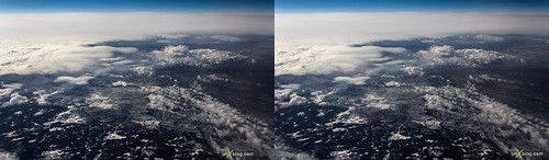 panorama usa snow ice clouds airplane stereoscopic 3d crosseyed horizon rockymountains stereopair crossview 2013 crossviewstereopair