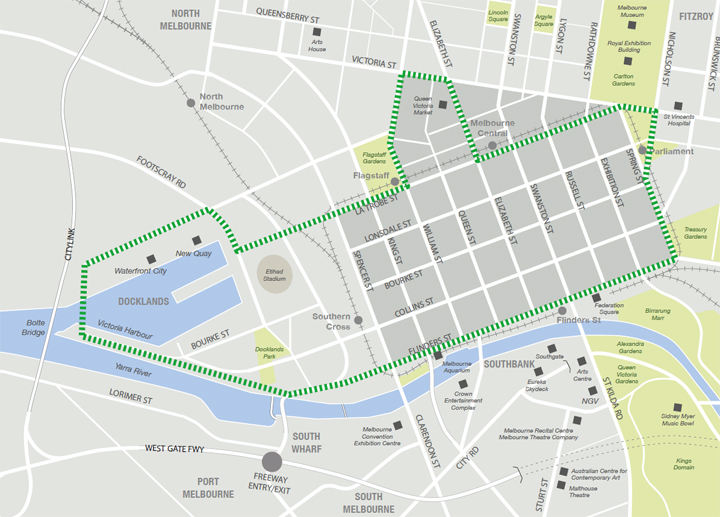 Coalition govt: Free tram map