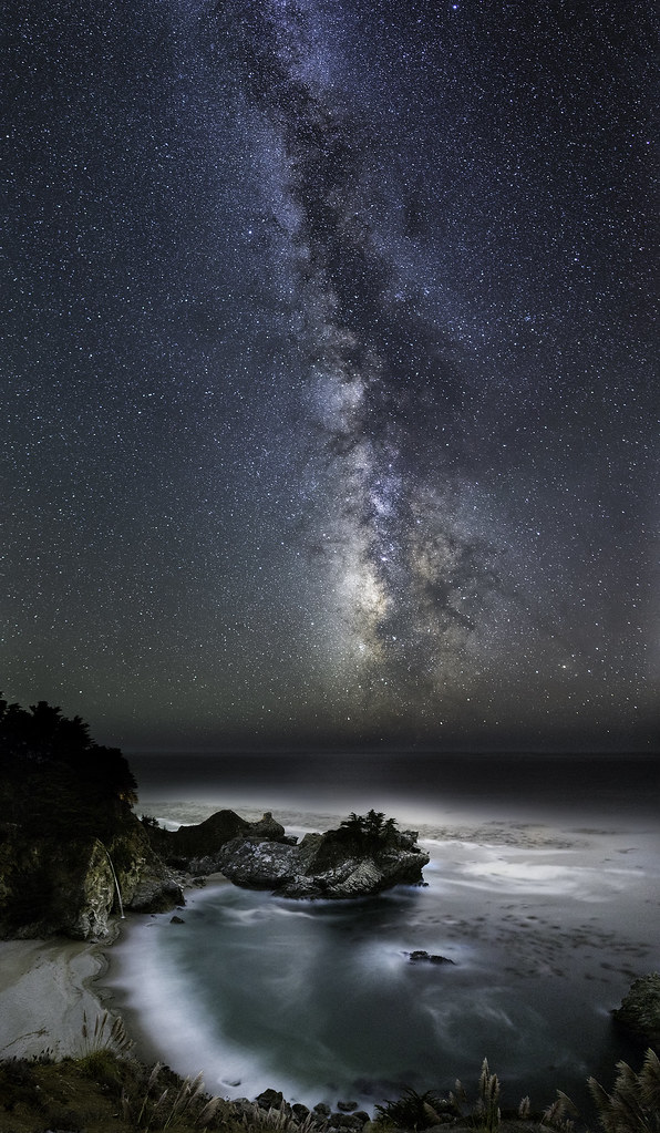 McWay Cove Under the Milky Way