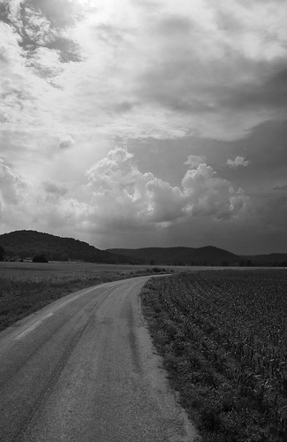 field landscape photography blackwhite corn country gravel emulation sonynex5n summer2013