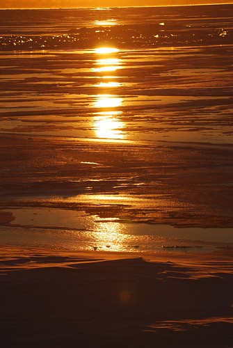 lake ice st sunrise frozen clair lakestclair lakestclairsunrise
