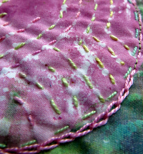 hand stitching ~ Jane LaFazio