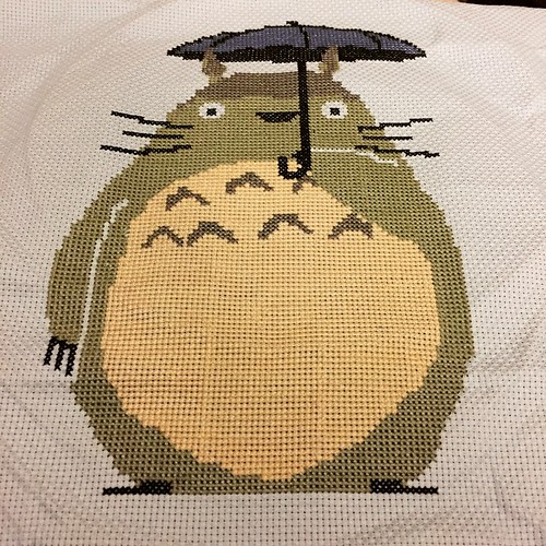 Totoro Cross Stitch