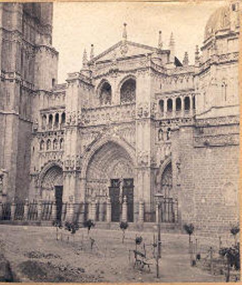 Catedral  en 1863. Fotografía de Ernest Lamy