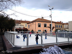 Synthetic ice rink in France
