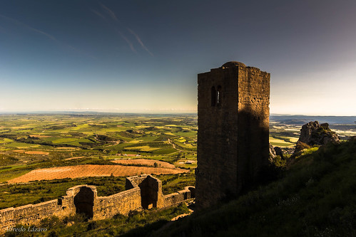 huesca torre paisaje castillo castillodeloarre aragã³n