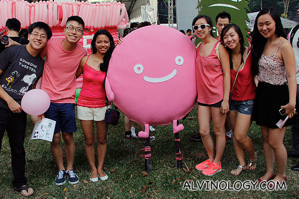 Happy folks at Pink Dot 2013 